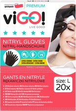 Zdjęcie Quickpack Vigo! Rękawiczki Nitrylowe Czarne Extra Mocne Rozmiar L 20szt. - Myślibórz