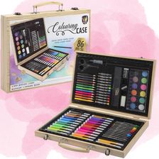 Zdjęcie Grafix Zestaw Artystyczny Walizka Drewniana 86El. - Zagórz