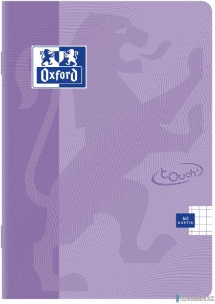 Zeszyt A5 60k Kratka Z Marginesem Oxford Touch Pastel 400123213 X