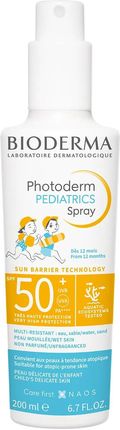 Bioderma Photoderm Pediatrics Spray Spf50+ Ochronny Dla Dzieci 200ml