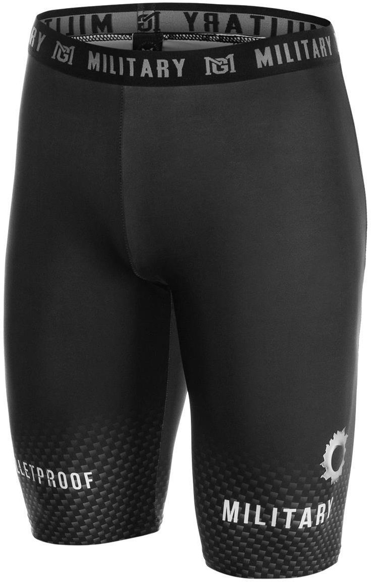 Military Gym Wear Spodenki Kompresyjne Bulletproof Black Ceny i