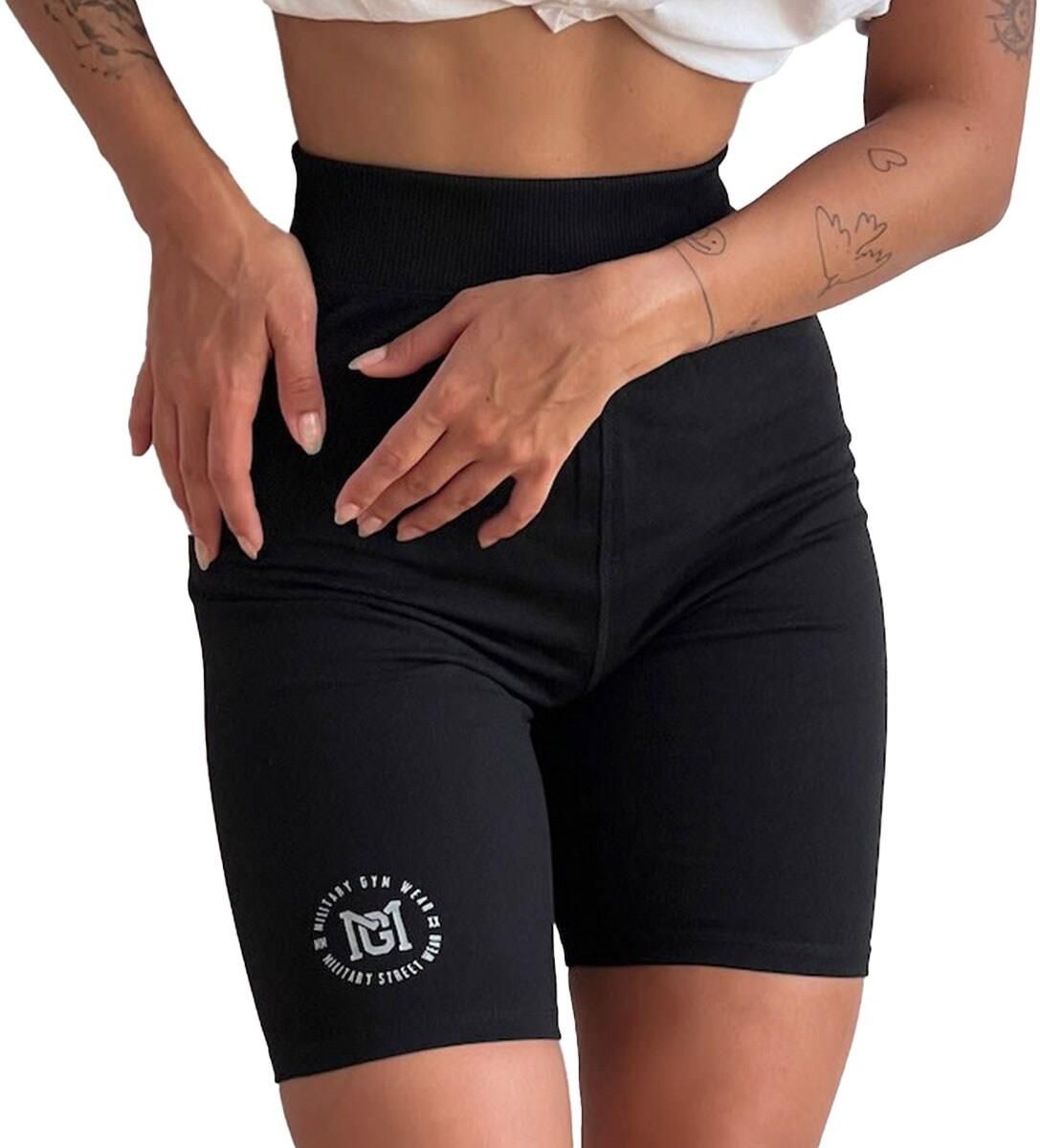 Military Gym Wear Spodenki Treningowe Damskie Bikery Black Ceny i