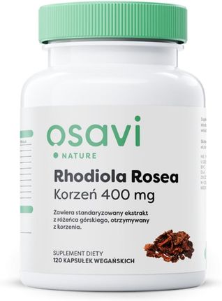 Osavi Rhodiola Rosea Różeniec Górski 400 mg 120 kaps.