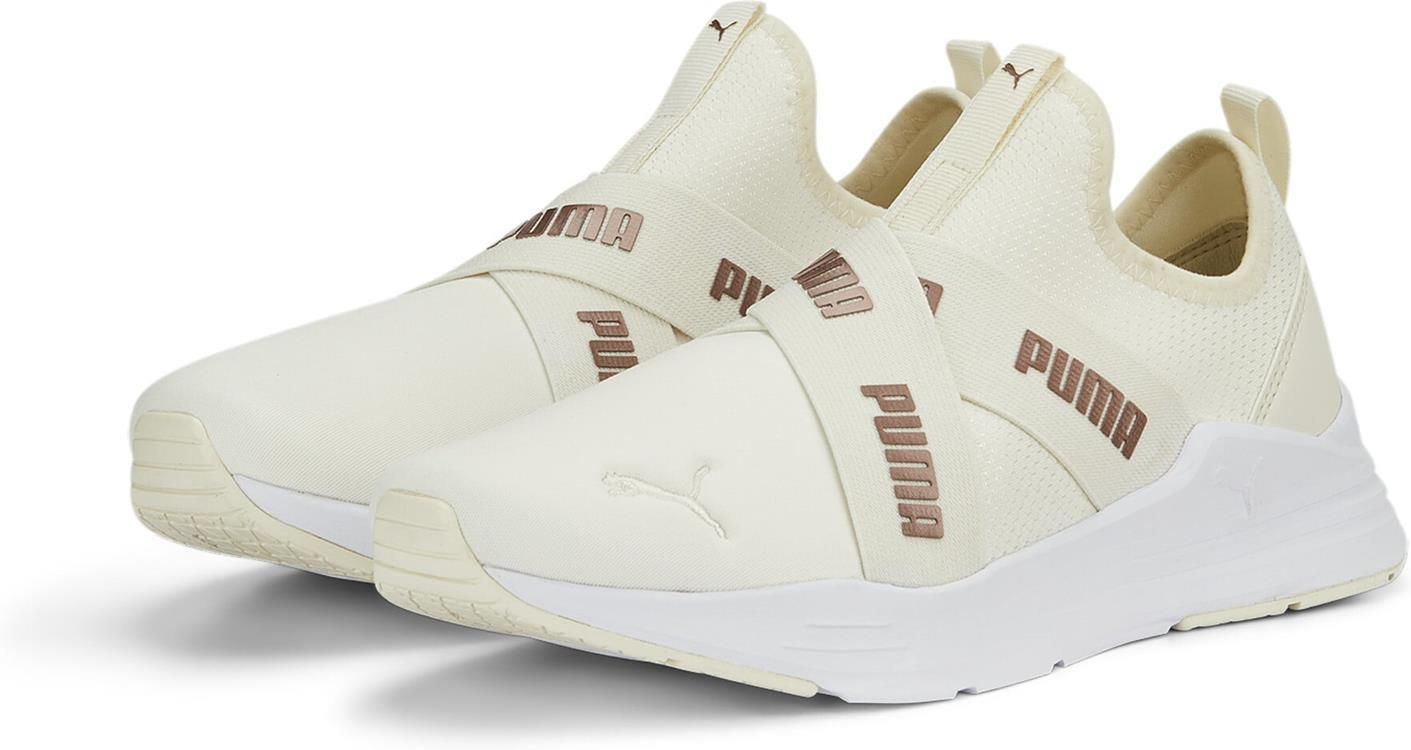 BUTY SPORTOWE DAMSKIE PUMA WIRED RUN SLIP-ON SPACE BEŻOWE