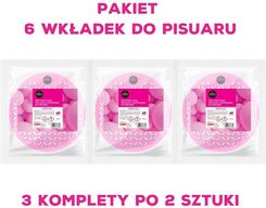 Aroma Professional Pakiet 6Szt. Wkładka Do Pisuaru Bubble Gum 3X2Szt.