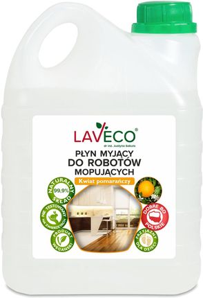 Laveco Naturalny Płyn Myjący Do Robotów Mopujących 2L Kwiat Pomarańczy 2384