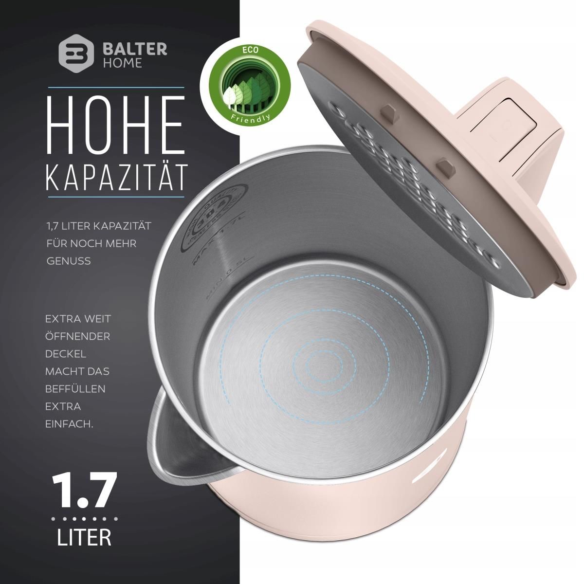 Czajnik elektryczny Balter Home WK04PK - Opinie i ceny na Ceneo.pl