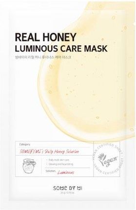 Some By Mi Somebymi Real Honey Luminous Care Mask Maska Odżywcza 20 g