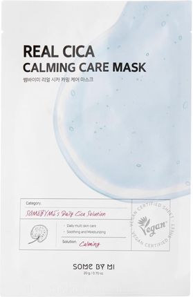 Some By Mi Real Cica Calming Care Mask Łagodząca Maska W Płachcie 20 g