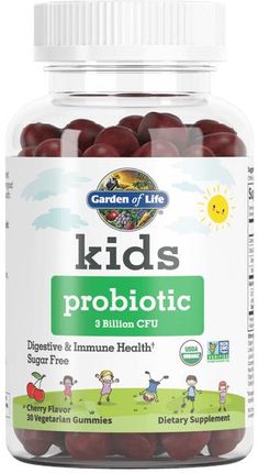 Garden Of Life Kids Probiotic 3 Billion Cfu   Probiotyk Dla Dzieci  30 Żelek