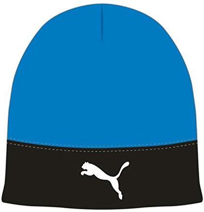 Puma Uniseks Liga Reversible Beanie Czapka, Niebieski/Czarny (Electric Blue Lemonade/Puma Black)