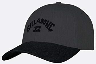 NA PALI SAS, Hossegor - BILLABONG Męska czapka snapback Arch - czapka snapback dla mężczyzn szary Char Rozmiar uniwersalny