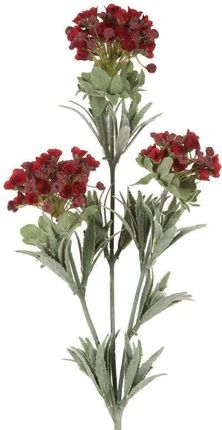 Eurofirany Sztuczny Kwiat Dekoracyjny Hortensja Natu Czerwona X6 88915