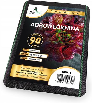 Agrowłóknina Czarna Agrotkanina 1,1X5M 90G Gruba