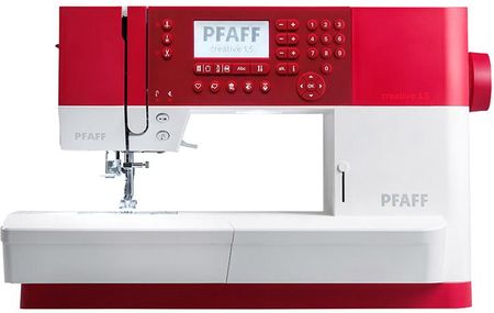 Maszyna do szycia i haftowania sterowana komputerowo, 150 programów szycia, 101 wzorów haftu - PFAFF CREATIVE 1.5 K100