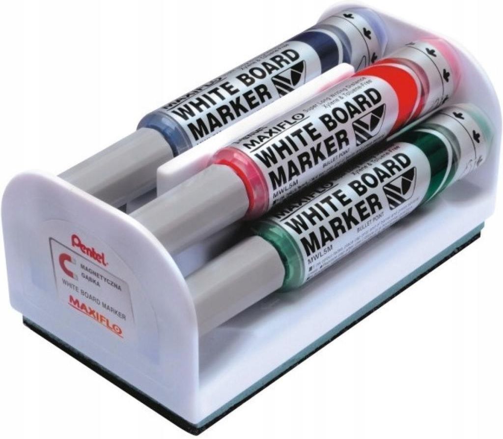 Pentel YMW85/4-Mix Whiteboard - Multi-Colour, 4 Pieces