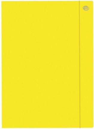 Bantex Teczka Kartonowa Z Gumką A4+, Żółty
