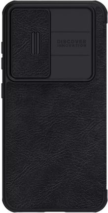 Etui Nillkin Qin Leather Pro Case Etui Do Samsung Galaxy S23+ Pokrowiec Z Klapką Osłona Na Aparat Czarne