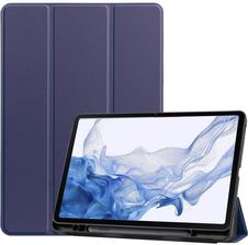 Etui Bizon Case Tab Lizard do Samsung Galaxy Tab S8 / S7, granatowe