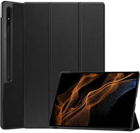 Etui Bizon Case Tab Croc do Samsung Galaxy Tab S8 Ultra, czarne