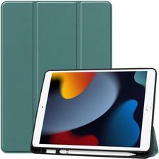 Bizon Etui Case Tab Lizard Do Apple Ipad 9/8/7 10.2 2021/2020/2019, Ciemnozielone