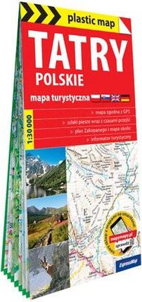 Tatry polskie foliowana mapa turystyczna 1:30 000