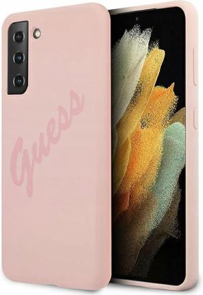 Guess Nakładka Do Galaxy S21 Plus Różowe Hard Case