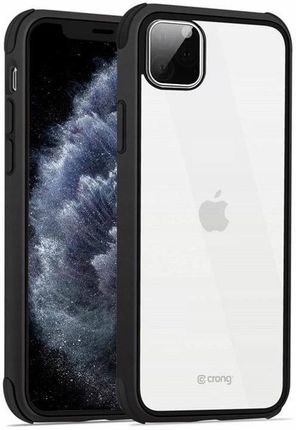 Crong Trace Clear Cover Etui Iphone 11 Pro Czarny