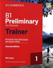 Zdjęcie B1 PRELIMINARY FOR SCHOOLS TRAINER 1 REVISED 2020 - Nowy Sącz