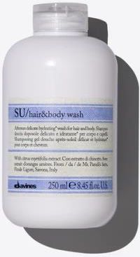 Davines SU Hair & Body Wash - nawilżający włosy i ciało żel do mycia po opalaniu 250 ml