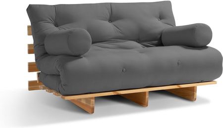 Sofa Futon z funkcją spania 90x200 - Pascall Kolor + komplet poduszek!