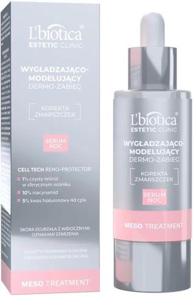 L'BIOTICA Estetic Clinic Meso Treatment Wygładzająco-modelujący dermo zabieg Serum na noc 30 ml