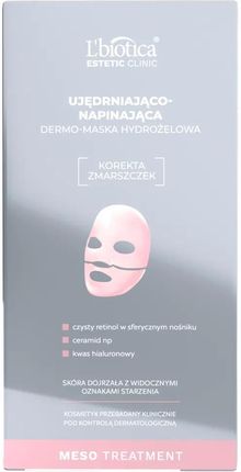 L'BIOTICA Estetic Clinic Meso Treatment Ujędrniająco-napinająca dermo-maska hydrożelowa do twarzy, 23ml/1szt.