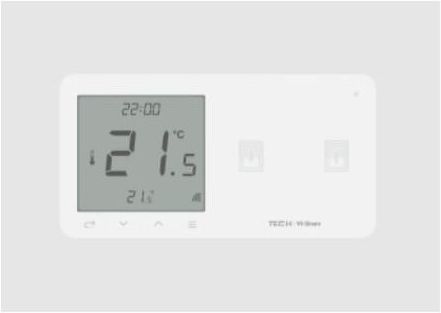 Sinum Dwupolowy Dotykowy Szklany Włącznik Rolet Z Regulatorem Temperatury (WZR02)