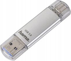 Zdjęcie Hama C-Laeta 2w1 USB USB-C 64GB 40MB/s (124163) - Brusy