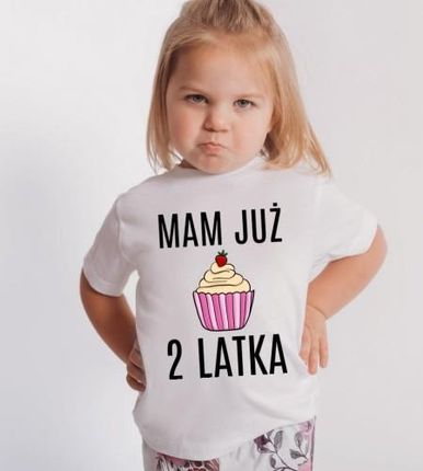 Koszulka na 2 urodziny dla dziewczynki