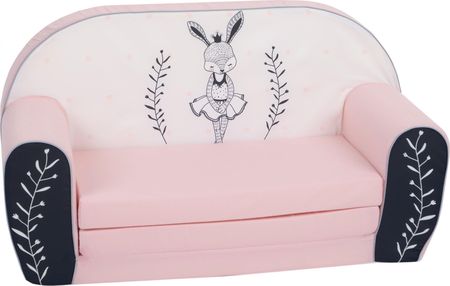 Delsit Delsit Mini Sofa Rozkładana Z Pianki Dla Dziecka Dt2-2024 Królik Baletnica