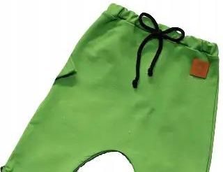 Spodnie zielone rozmiar 80