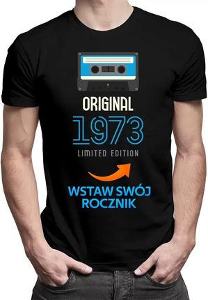 Original (rok) Limited Edition - męska koszulka na prezent - produkt personalizowany