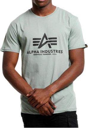 Koszulka Alpha Industries Basic 100501 680 - Zielona