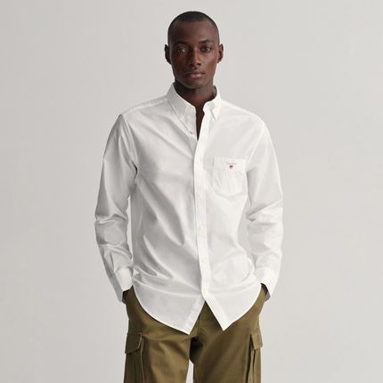 Męska Koszula Gant Reg Broadcloth BD 3046400.110 – Biały