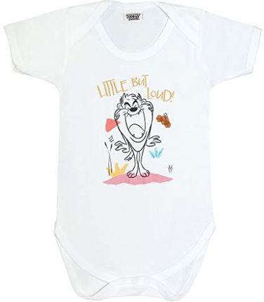 Looney Tunes Taz Little But Loud Baby Girls Romper | Oficjalny produkt | Tazmanian Devil, pomysł na prezent dla dziecka