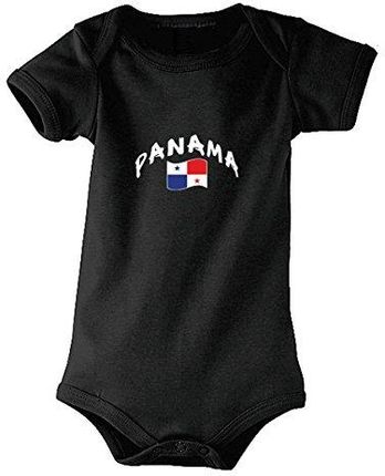 supportershop Body Panama Unisex Baby, czarne, F: M (rozmiar producenta: 6 – 12 miesięcy)