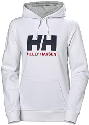 Helly-Hansen Kobiety W HH Logo Bluza z Kapturem, Biały, L