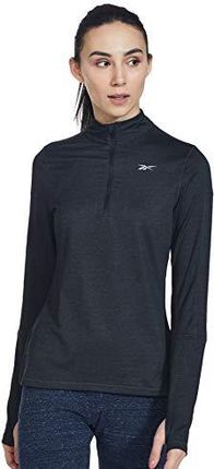 Reebok Re 1/4 Zip Bluza, Kobieta, Czarny, 2XL