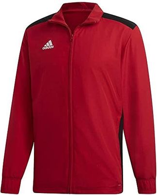 adidas Męska kurtka sportowa REGI18 PRE JKT, Power Red/Czarny, XS