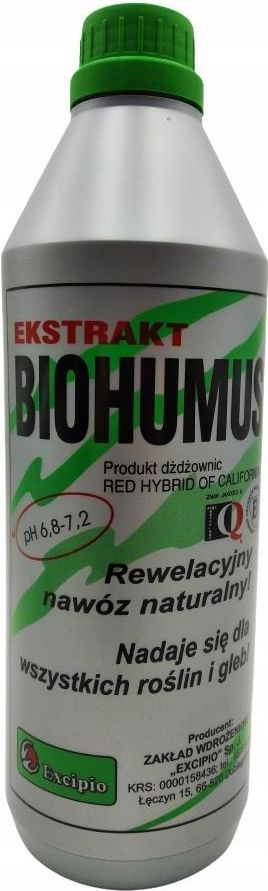 Nawóz Biohumus 0,5L Excipio - Ceny i opinie - Ceneo.pl