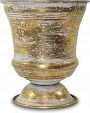 Zdjęcie Osłonka Metalowa Złoto-Szara 16X13,5X13,5cm 102216 - Bytom