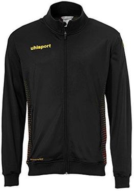 uhlsport SCORE TRACK kurtka dla dorosłych, czarna/fluorescencyjna żółta, XL