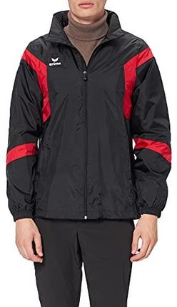 Erima męska klasyczna kurtka przeciwdeszczowa, męska, klasyczna koszulka regenjacke Black - black/red S